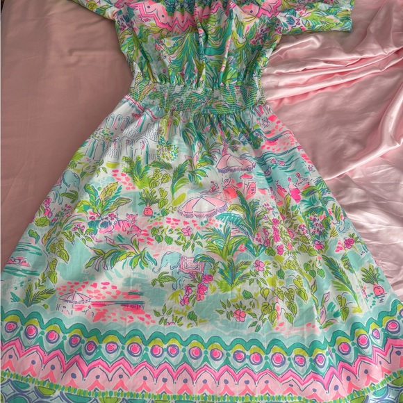 Lilly Pulitzer Off Shoulder Dress - Picture 2 of 2